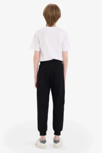 DeFacto Basic Plain Pique Sweatpants with Elastic Waist Cuffs for Boys - Image 6