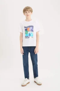 DeFacto Mavi Boys' Jeans Pants D6649A8/NM28 - Image 2