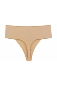 Nicoletta Women's Panties High Waist Thong Laser Cut Flexible Non-marking Large Size Pack of 5 TEN - Image 3