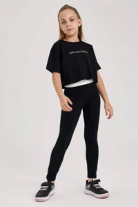 DeFacto Girls' Leggings A6907A8/BK81 - Image 2