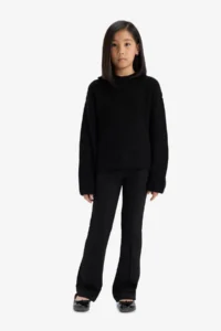 DeFacto Black Girls' Leggings C7433A8/BK81