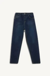 DeFacto Straight Fit Straight Leg Blue Boy's Jean Trousers F0455A8/NM35
