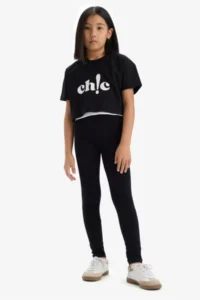 DeFacto Girls' Leggings B5654A8/BK81 - Image 3