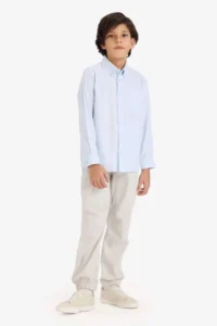 DeFacto Boys' Long Sleeve Shirt W3215A6/BE61 - Image 2