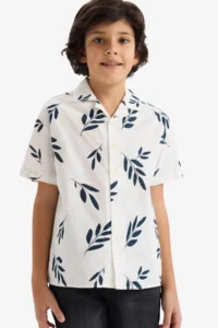 DeFacto  Ecru Boys' Shirt G6739A8/ER105