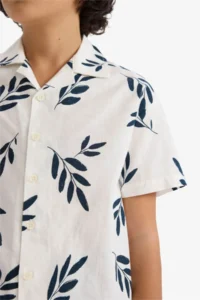 DeFacto  Ecru Boys' Shirt G6739A8/ER105 - Image 3