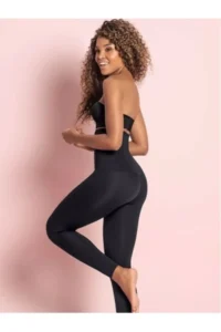 MİSTİRİK Fury Model Corset Sports Tights Firming Tights with Effective Belly Melting Tight Tights Black Color - Image 2