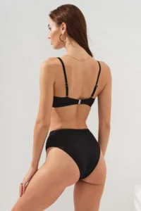 Pierre Cardin Wide Triangle Gathering Tulle Bikini - Image 2