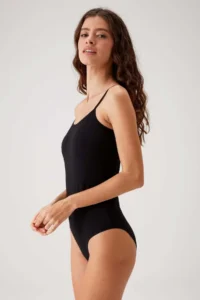 Pierre Cardin 2-Piece Economical Pack Black 3004 Thin Strap Basic Cotton Snap Fastener Body / Undershirt Set - Image 3