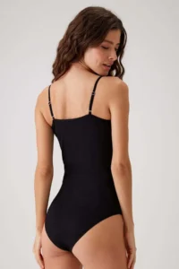 Pierre Cardin 2-Piece Economical Pack Black 3004 Thin Strap Basic Cotton Snap Fastener Body / Undershirt Set - Image 4