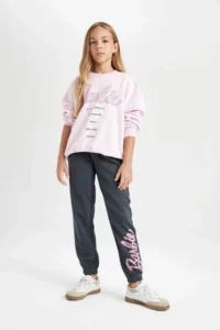 DeFacto DFC - Girls' Barbie Jogger Sweatpants