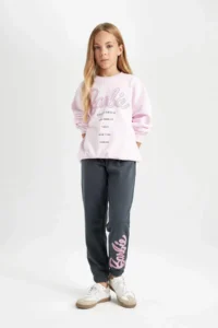 DeFacto DFC - Girls' Barbie Jogger Sweatpants - Image 2