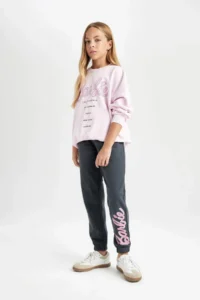 DeFacto DFC - Girls' Barbie Jogger Sweatpants - Image 3