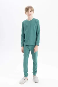 DeFacto Boys' Sweat Set D5343A8/GN754 - Image 2