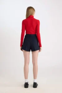 DeFacto Slim Fit Narrow Cut Normal Waist Basic Straight Shorts - Image 6