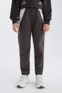 DeFacto Girl's Elastic Waist Jogger Sweatpants - Image 4