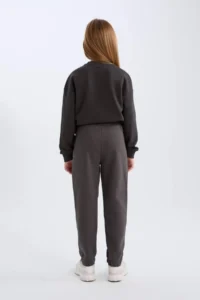 DeFacto Girl's Elastic Waist Jogger Sweatpants - Image 6