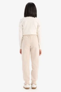 DeFacto Printed Elastic Waist Jogger Sweatpants Girls - Image 5