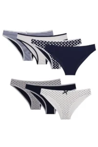 Nicoletta Women Panties 7 Pack Lycra Salmon