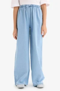 DeFacto Wide Leg Wide Leg Jean Trousers Girl - Image 4