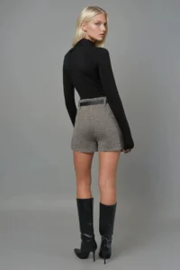 Hiccup High Waist pleated Mini Shorts Skirt - Image 5