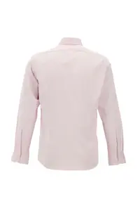 Kiğılı Long Sleeve Slim Fit Narrow Cut Classic Nano Care Water Repellent Stain Resistant 4 Seasons Cotton Shirt - Image 2
