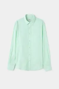 D'S Damat Ds Damat comfort Green dobby 100% Cotton Shirt - Image 5