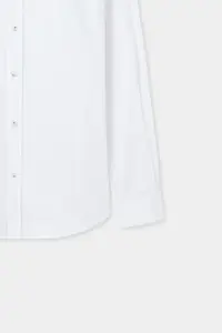 D'S Damat Ds Damat comfort White dobby 100% Cotton Shirt - Image 6
