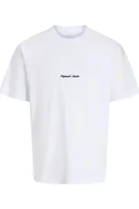 Jack & Jones Bisiklet Yaka Beyaz Erkek T-Shirt 12282892_JORNORREBRO EMB TEE SS CRE - Image 6