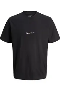 Jack & Jones Bisiklet Yaka Siyah Erkek T-Shirt 12282892_JORNORREBRO EMB TEE SS CRE - Image 7