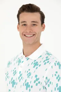 US Polo Assn. Men Mint Polo Shirt Collar T-Shirt - Image 2
