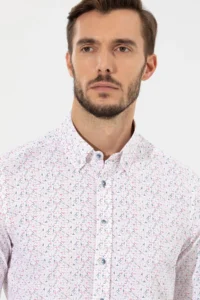 Pierre Cardin Rejection slim Fit Long Sleeve Shirt - Image 2