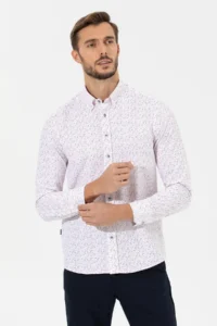 Pierre Cardin Rejection slim Fit Long Sleeve Shirt - Image 3
