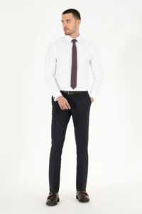 Pierre Cardin White slim Fit Long Sleeve Classical Shirt - Image 4