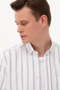 Pierre Cardin Navy Blue comfort Fit Short Sleeve Shirt - Image 2