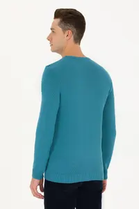 US Polo Assn. Men Petrol Blue Blue Blue Sweater - Image 5