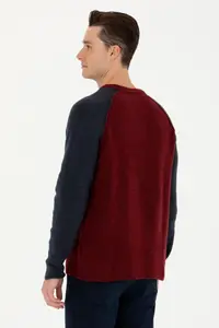 US Polo Assn. Men Burgundy Sweater - Image 5