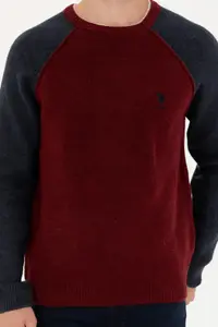 US Polo Assn. Men Burgundy Sweater - Image 6