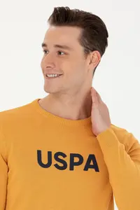 US Polo Assn. Men Mustard Sweater - Image 2