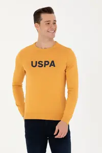 US Polo Assn. Men Mustard Sweater - Image 3