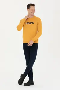 US Polo Assn. Men Mustard Sweater - Image 4