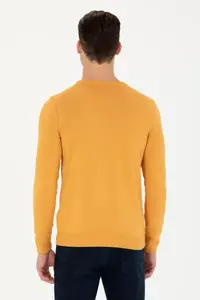 US Polo Assn. Men Mustard Sweater - Image 5