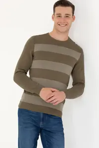 US Polo Assn. Men Khaki Sweater