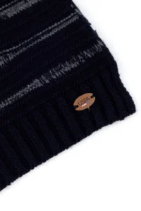 US Polo Assn. Men Navy Blue Scarf - Image 2