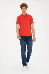 US Polo Assn. Men slim Fit Polo Shirt Collar Rejection Basic T-Shirt - Image 4