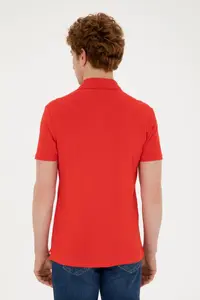 US Polo Assn. Men slim Fit Polo Shirt Collar Rejection Basic T-Shirt - Image 5