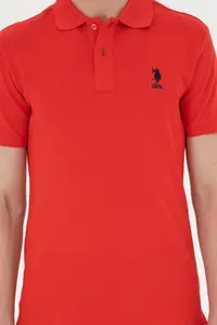 US Polo Assn. Men slim Fit Polo Shirt Collar Rejection Basic T-Shirt - Image 6