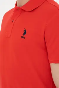 US Polo Assn. Men slim Fit Polo Shirt Collar Rejection Basic T-Shirt - Image 7