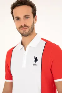 US Polo Assn. Men Regular Fit Polo Shirt Collar Rejection T-Shirt - Image 2