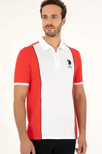 US Polo Assn. Men Regular Fit Polo Shirt Collar Rejection T-Shirt - Image 3